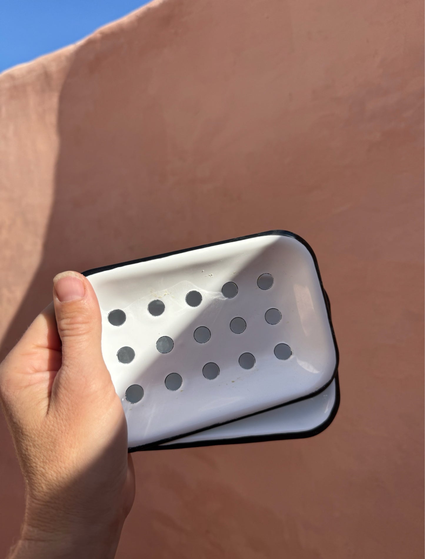 Enamelware Soap Dish