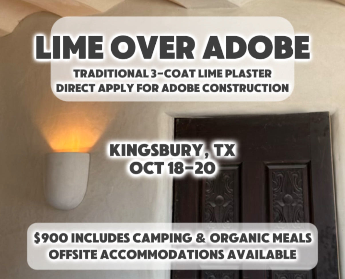 THE REALNESS PRESERVE LIME PLASTER ADOBE NONPROFIT NATURAL BUILDING SCHOOL WORKSHOP
